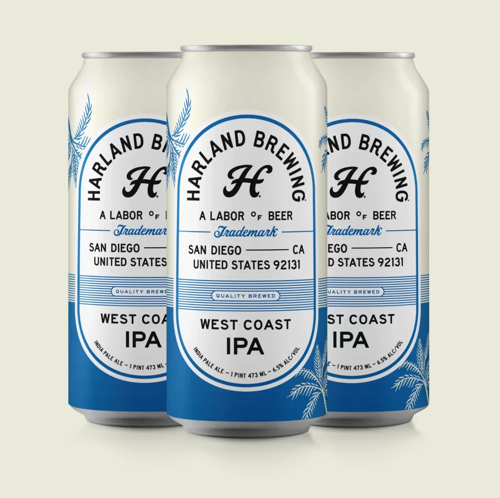 Harland Brewing West Coast IPA Can Three