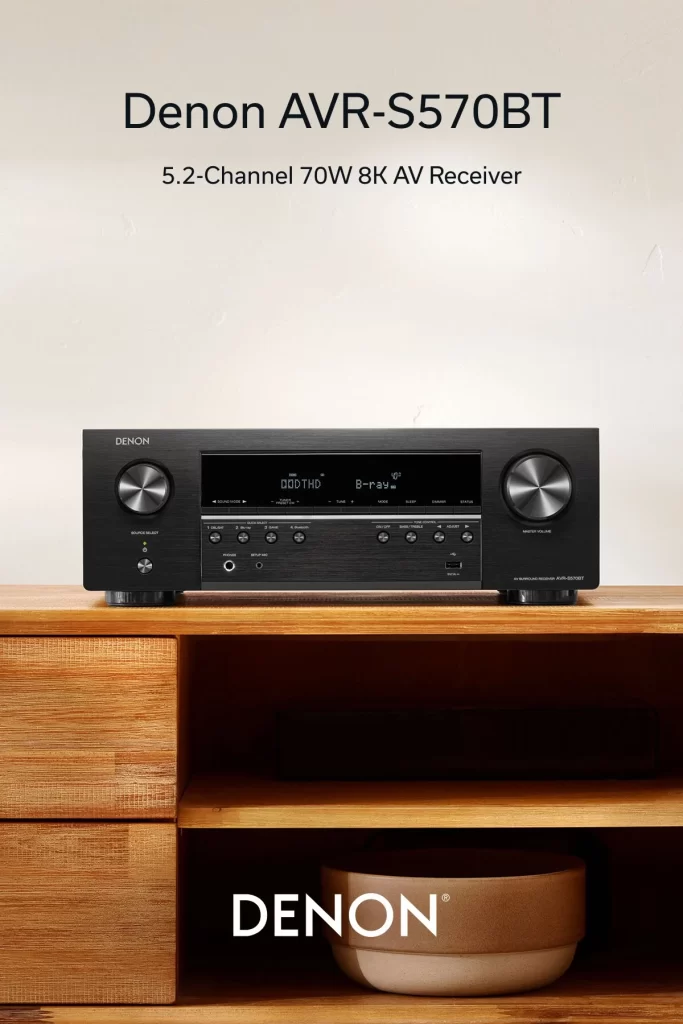 Denon AVR S570BT AV Receiver Advertising Photography