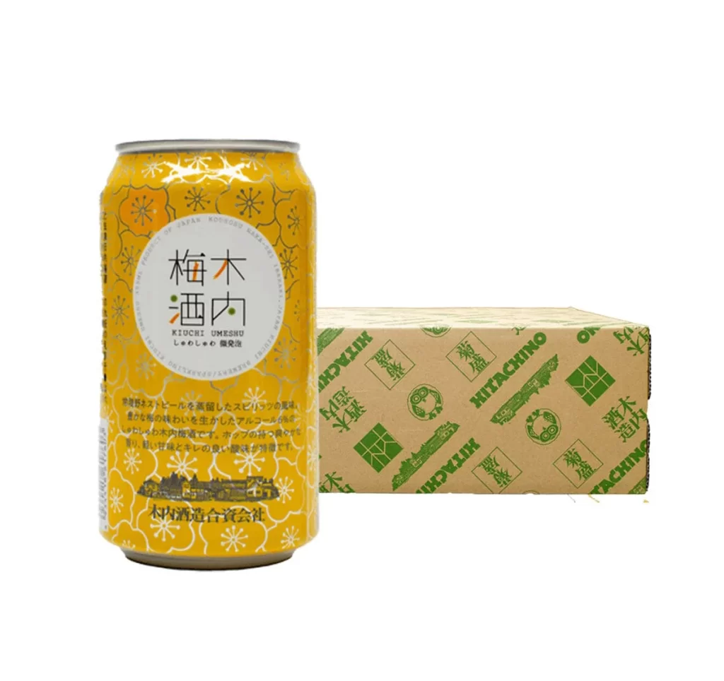 Hitachino Sparkling Kiuchi Umeshu 355ml Packaging
