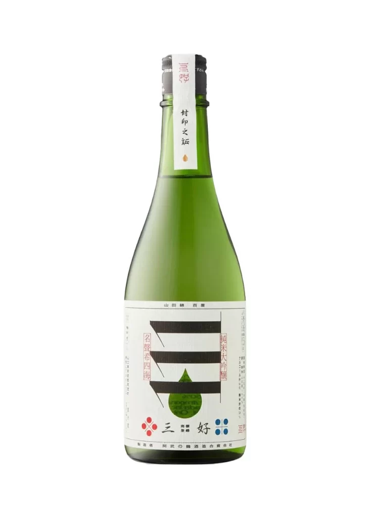 Abunotsuru Miyoshi Green Junmai Daiginjo 720ml Packaging