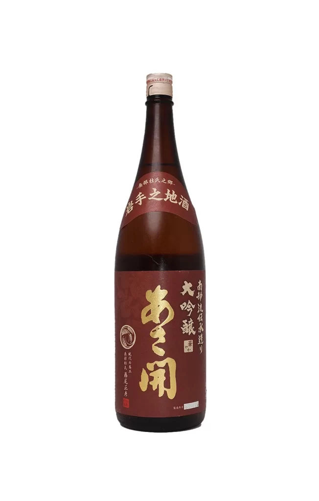 Asabiraki Daiginjo Nanburyu Densho 1.8L Packaging