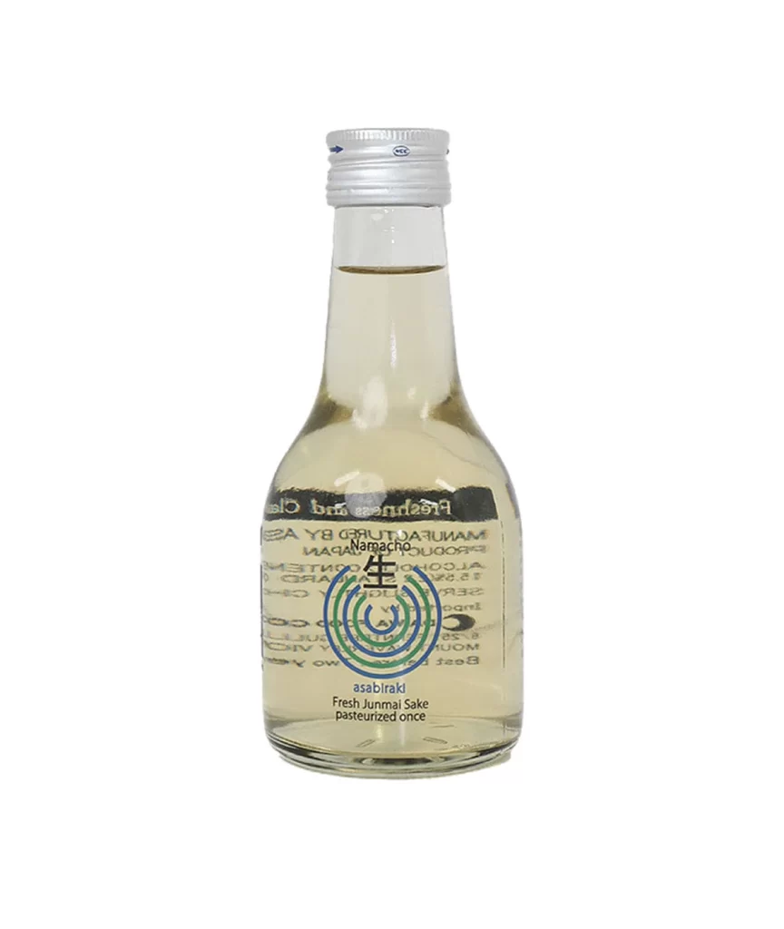 Asabiraki Junmai Namachozo 180ml Packaging