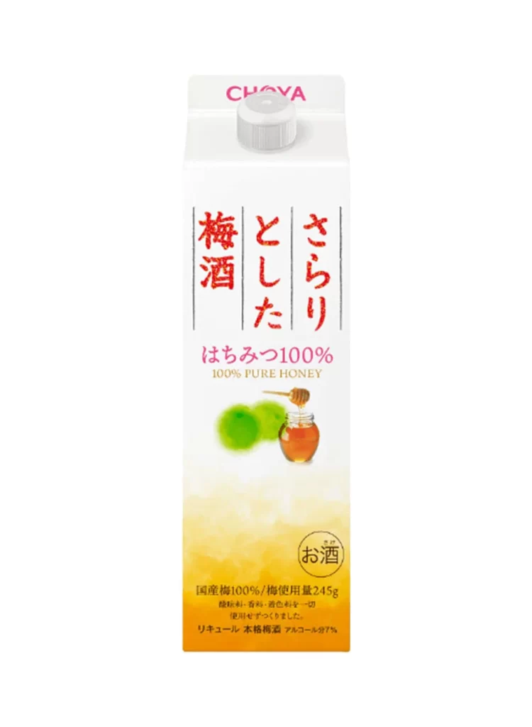 CHOYA Honey Sarari (pack) 1L Packaging