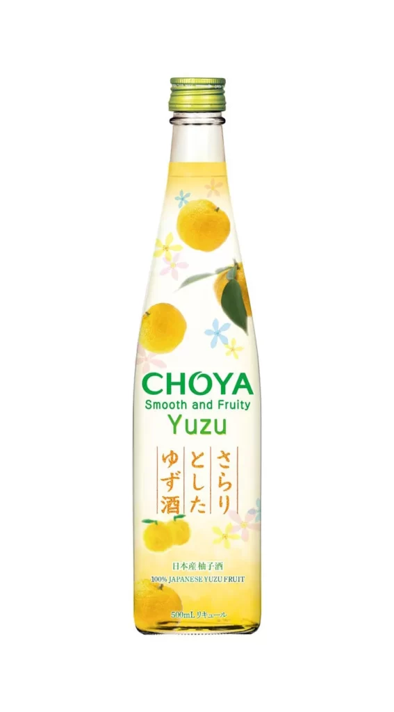 CHOYA Sarari Yuzu Smooth and Fruity 500ml Packaging