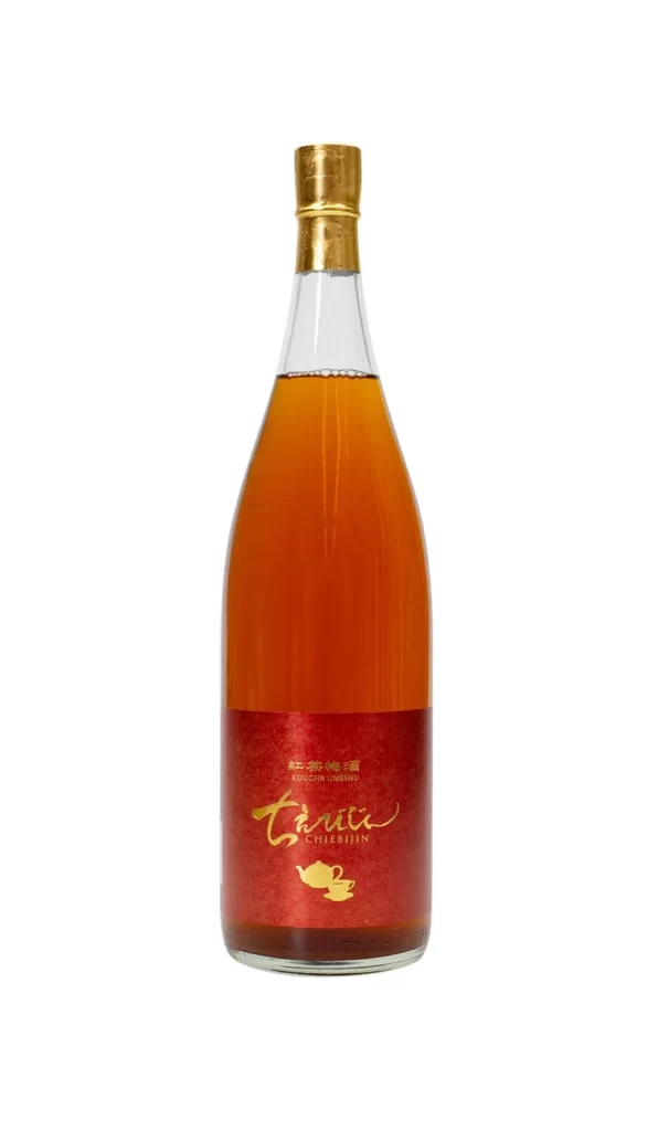 Chiebijin Black Tea Umeshu 1.8L Packaging