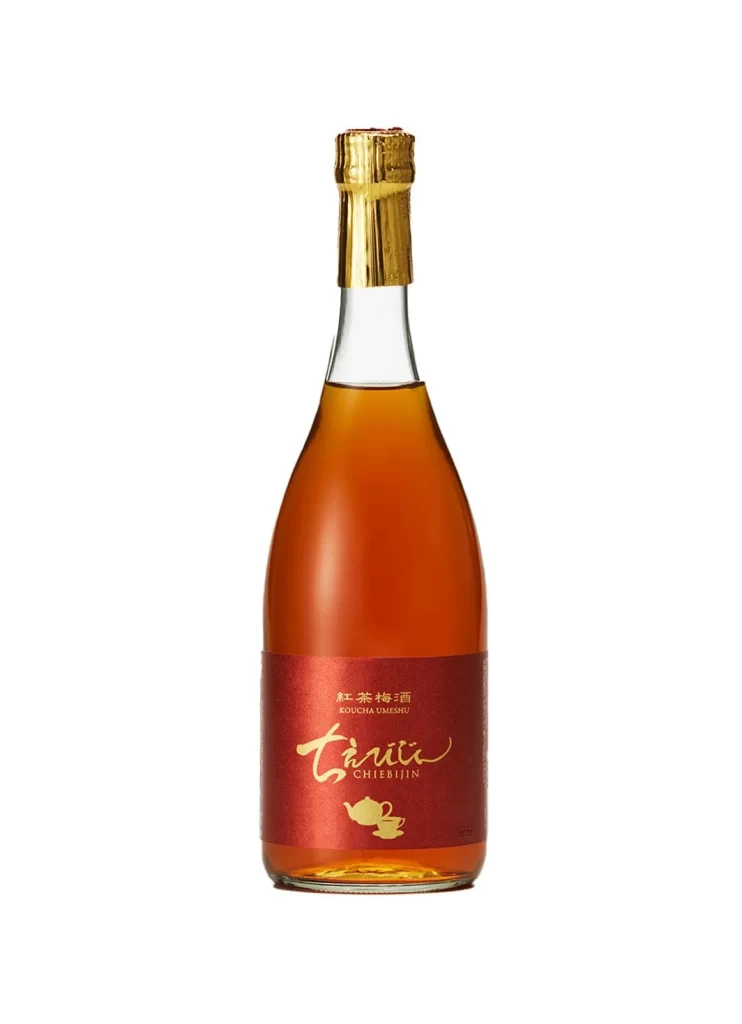 Chiebijin Black Tea Umeshu 720ml Packaging