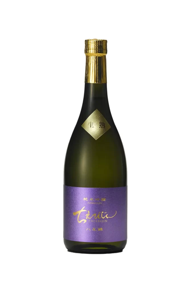 Chiebijin JunmaiGinjo Seijuku Namazake Hattan Nishiki 720ml Packaging