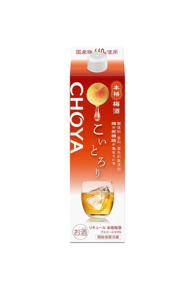 Choya Rich and velvety Umeshu 1.8L Packaging