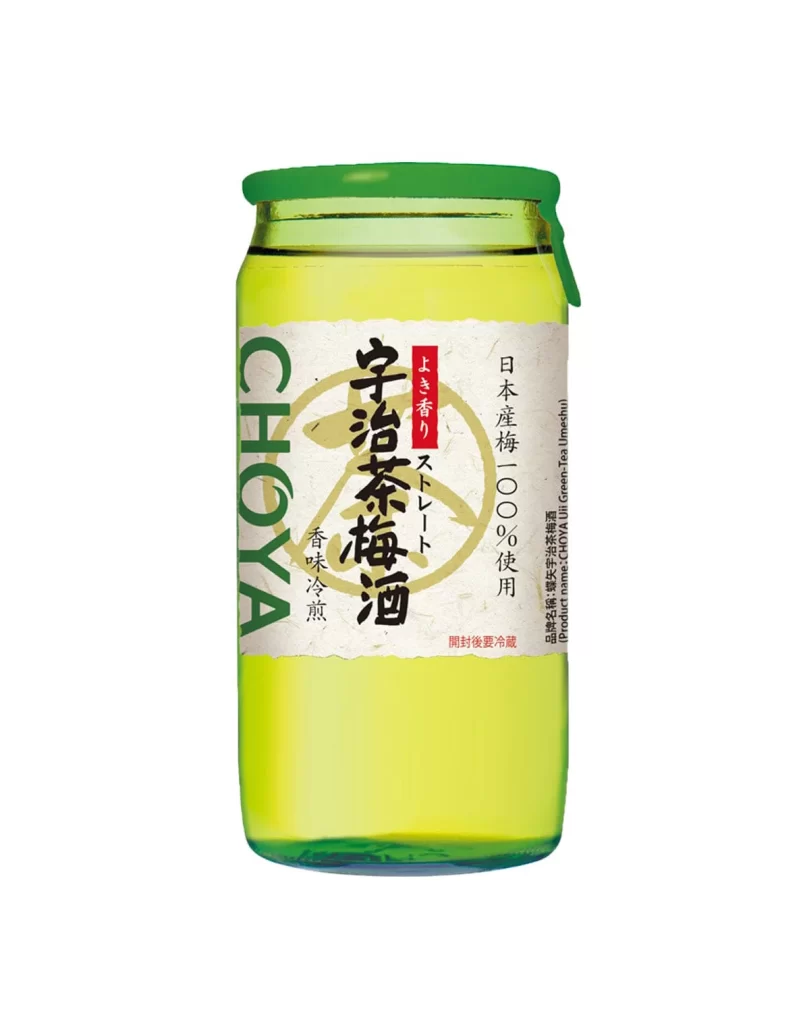 Choya Uji Green Tea Umeshu 180ml Packaging