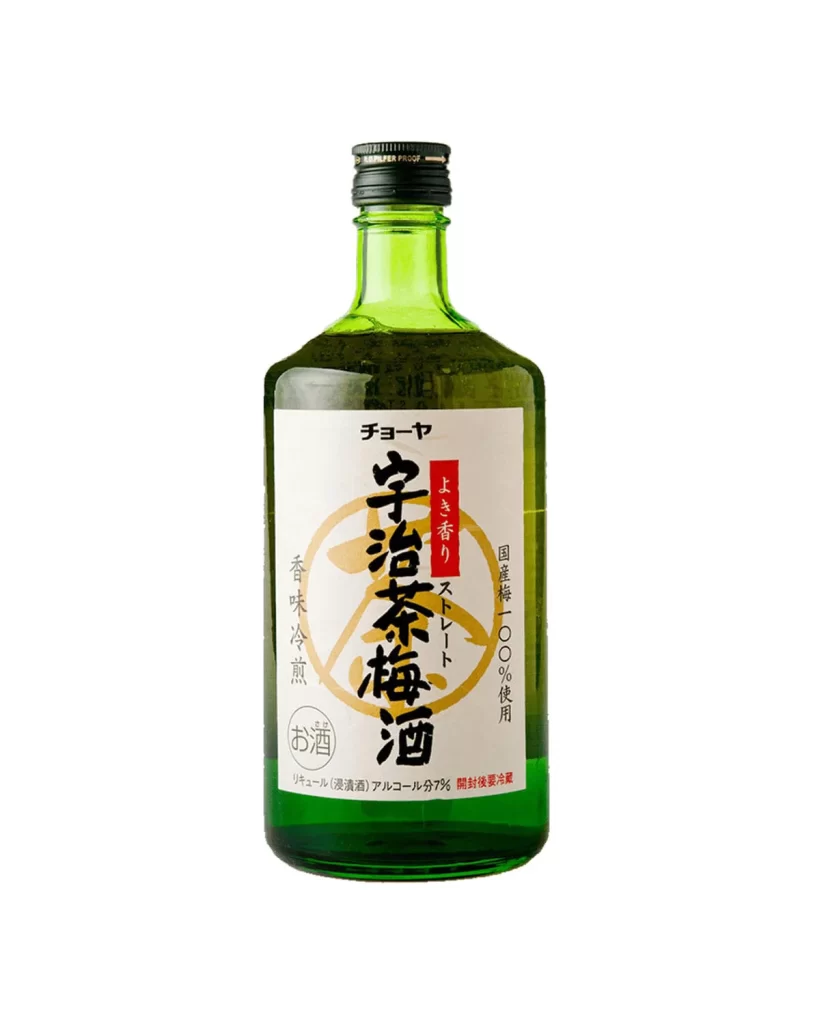 Choya Uji Green Tea Umeshu 720ml Packaging