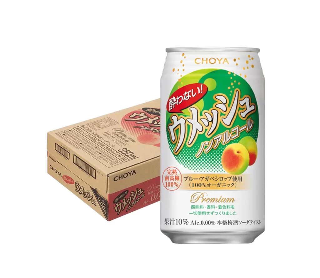 Choya Ume Soda (Non-Alcohol) 350ml X 24cans Packaging