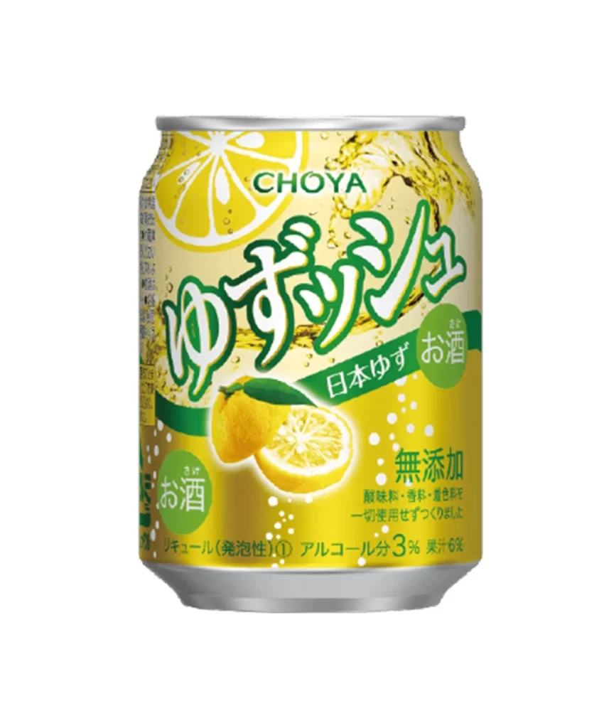 Choya Yuzu Soda 250ml x24 Packaging