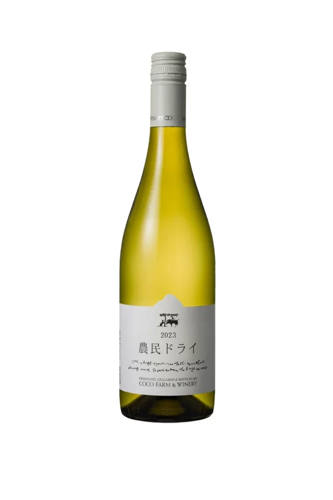 Coco Farm and Winery 2023 Nomin Dry 750ml Packaging