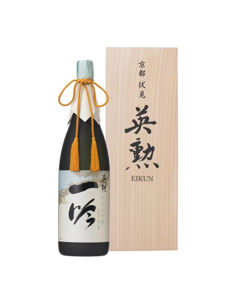 Eikun Junmai Daiginjo Sake Ichigin 1.8L Packaging