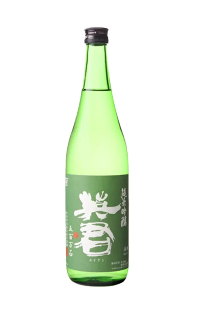 Eikun Junmai Ginjo Green Gohyakumangoku 720ml Packaging