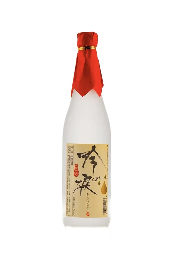 Gin No Namida Sake Kasu Shochu 720ml Packaging