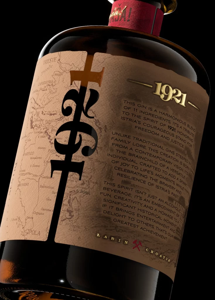 1921 Gin Bottle
