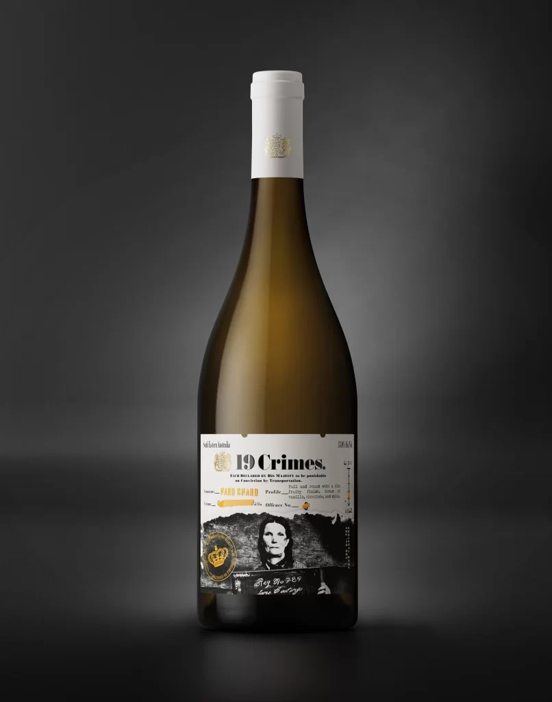 19 Crimes Wine Bottle Studio Shot