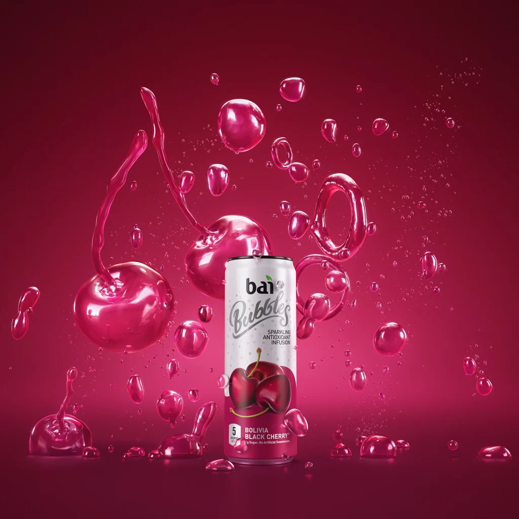Bai Bubbles Black Cherry Drink Poster