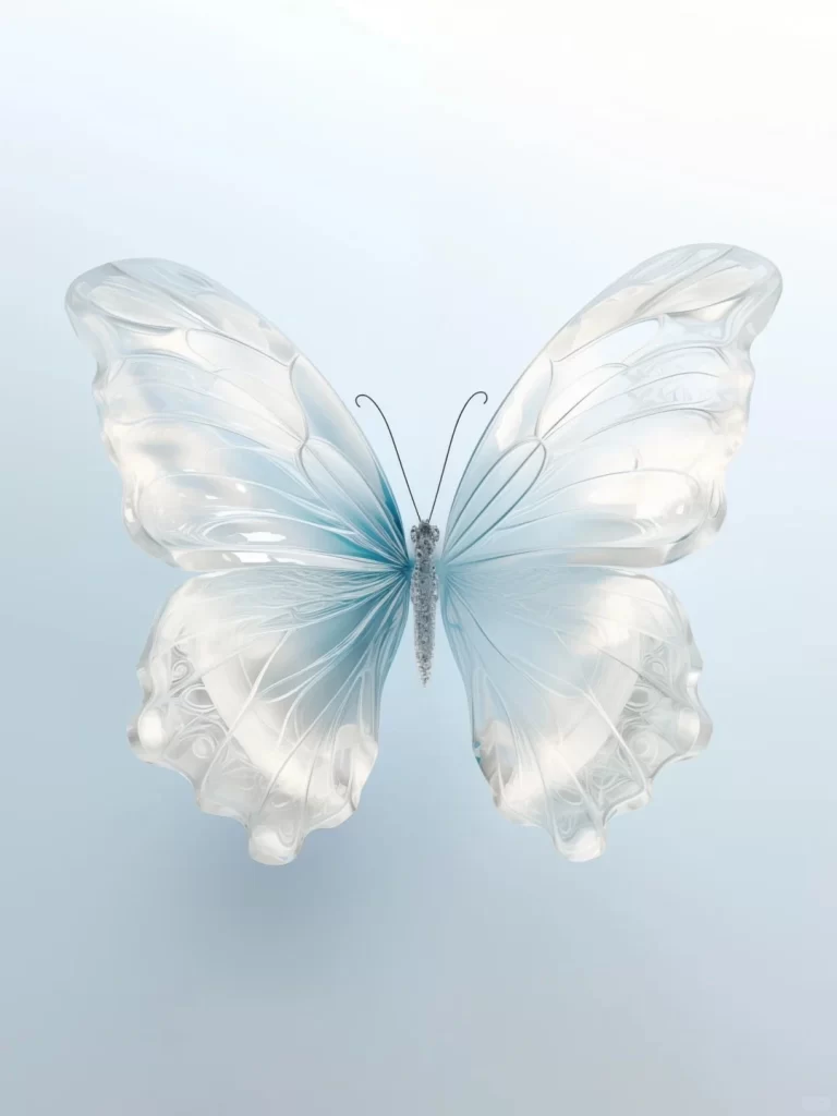 Translucent Butterfly 3D