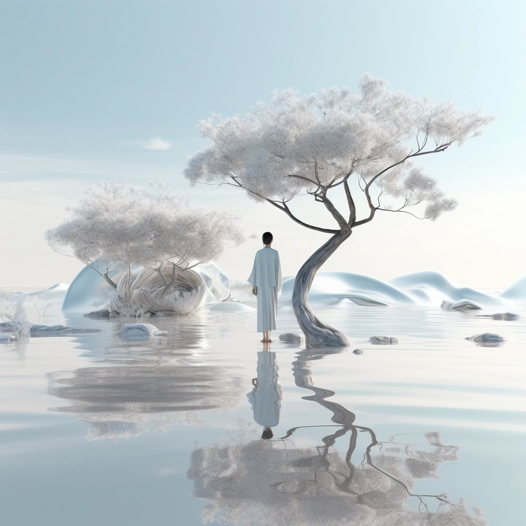 Gray Tree Background