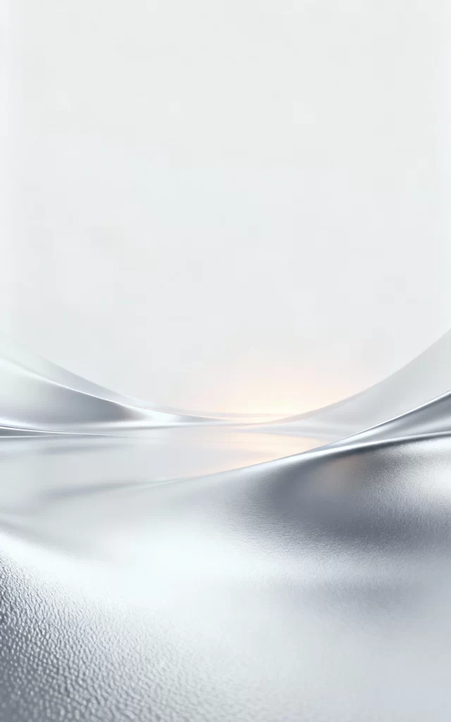 Abstract Landscape 3D White Silver