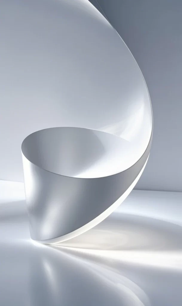 Silver Curve 3D Shiny
