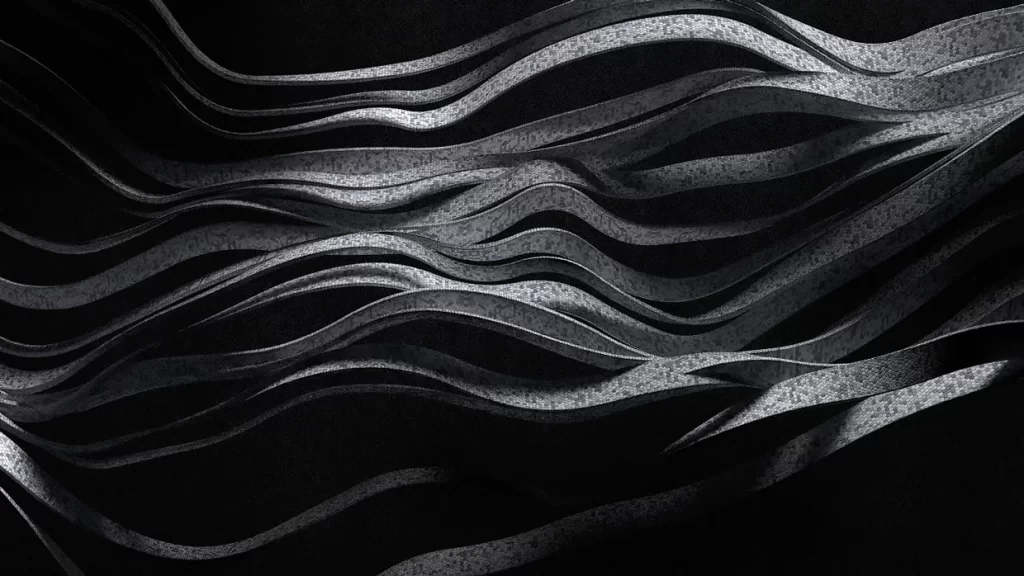 Wavy Lines 3D Abstract
