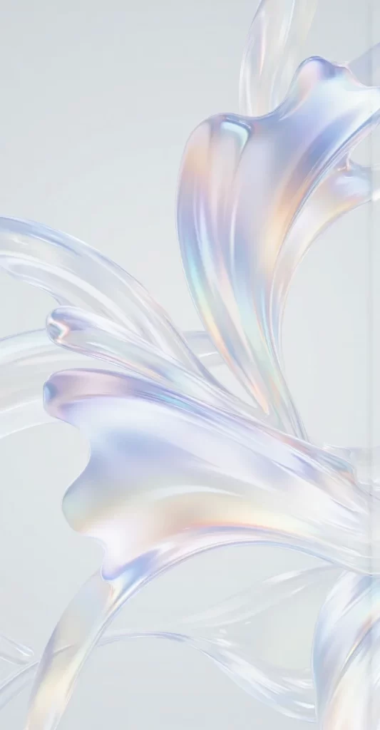 Fluid Shapes 3D Pastel