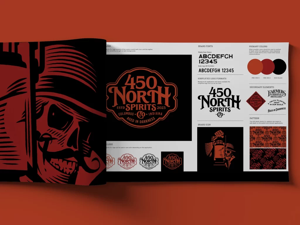 450 North Spirits Co. Spirit Label