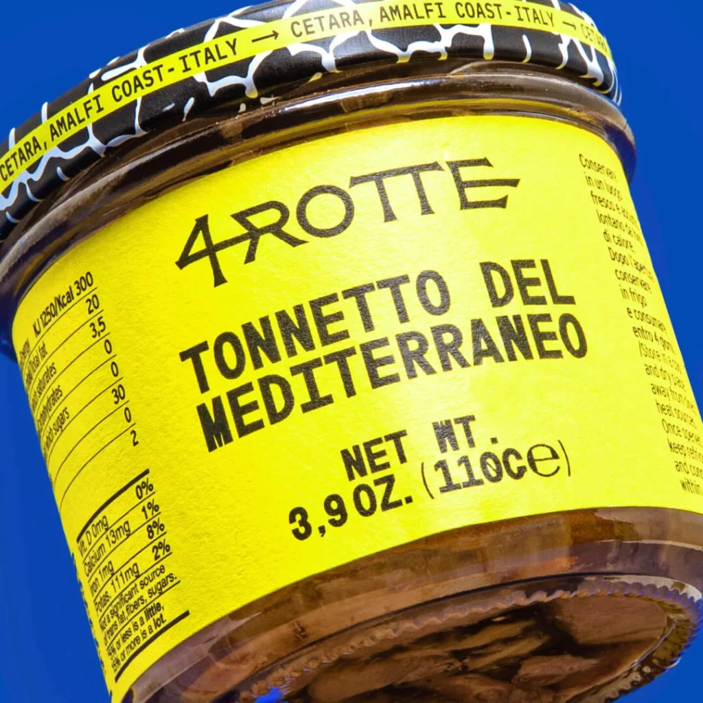 4Rote Mediterranean Tuna Jar