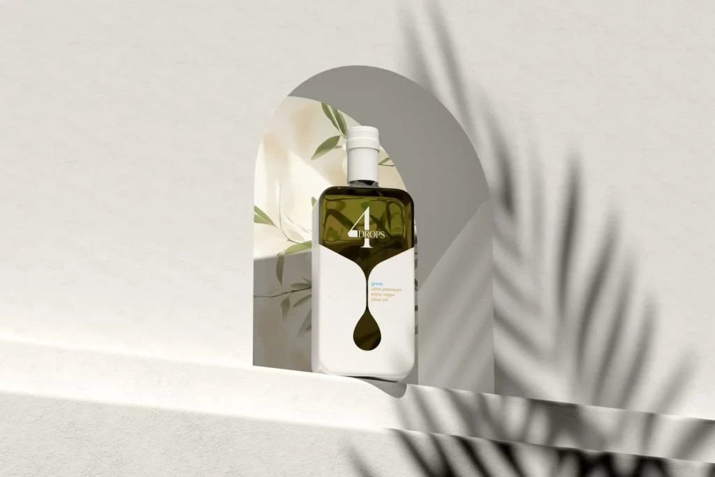 4 Drops Oil Bottle