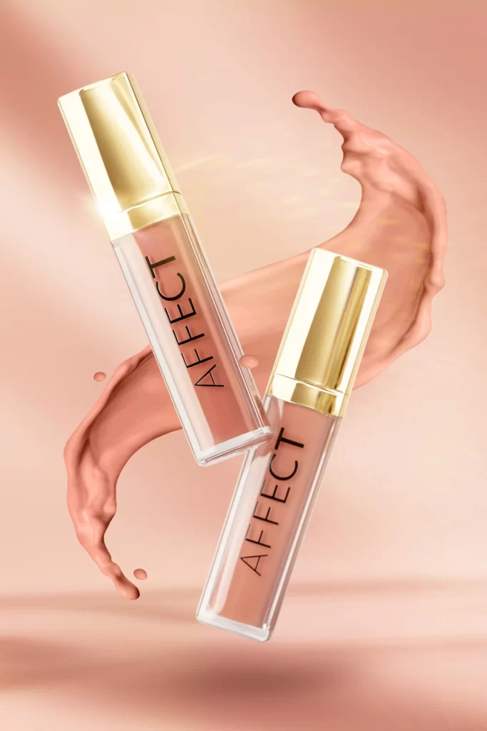 AFFECT Divine Lip Gloss Gold Pink Packaging