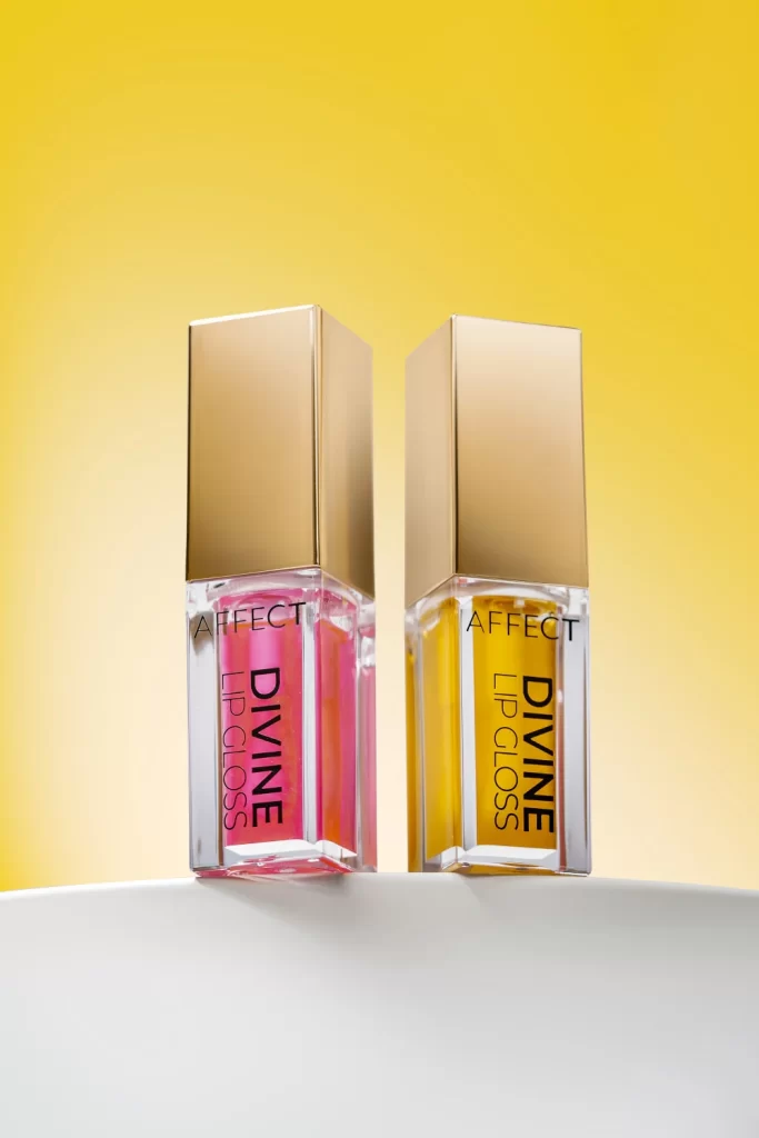 AFFECT Divine Lip Gloss Trio Pink Yellow Packaging