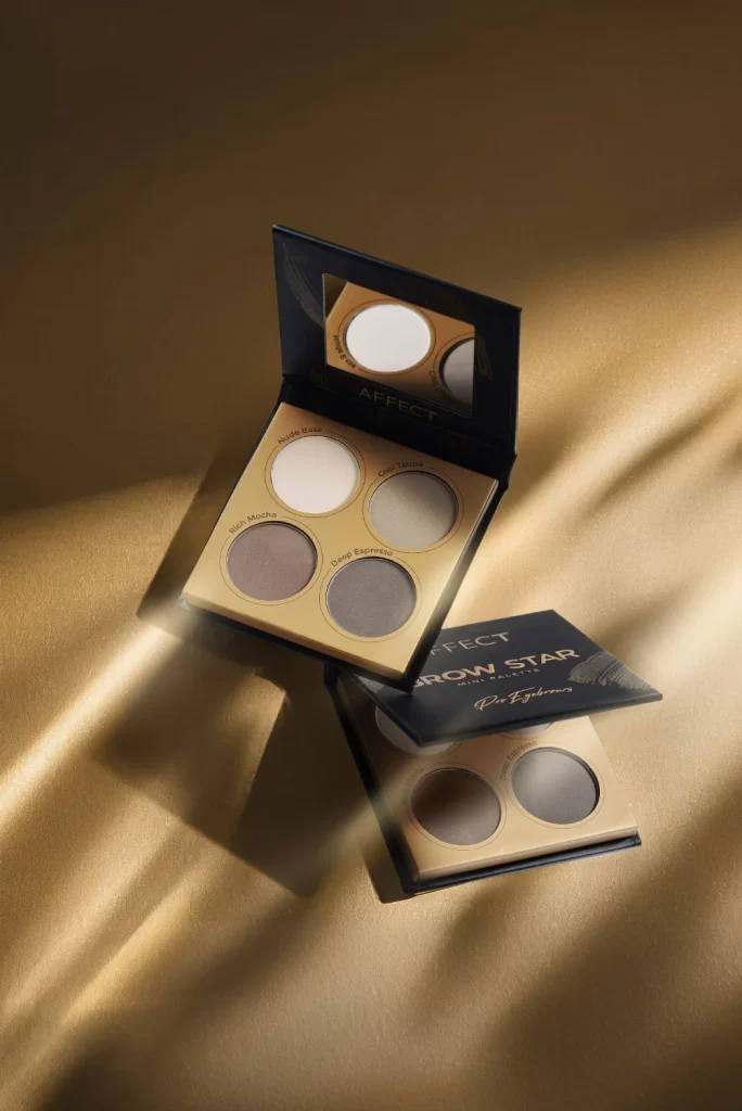 AFFECT Perfect Brow Star Eyebrow Palette Gold Packaging