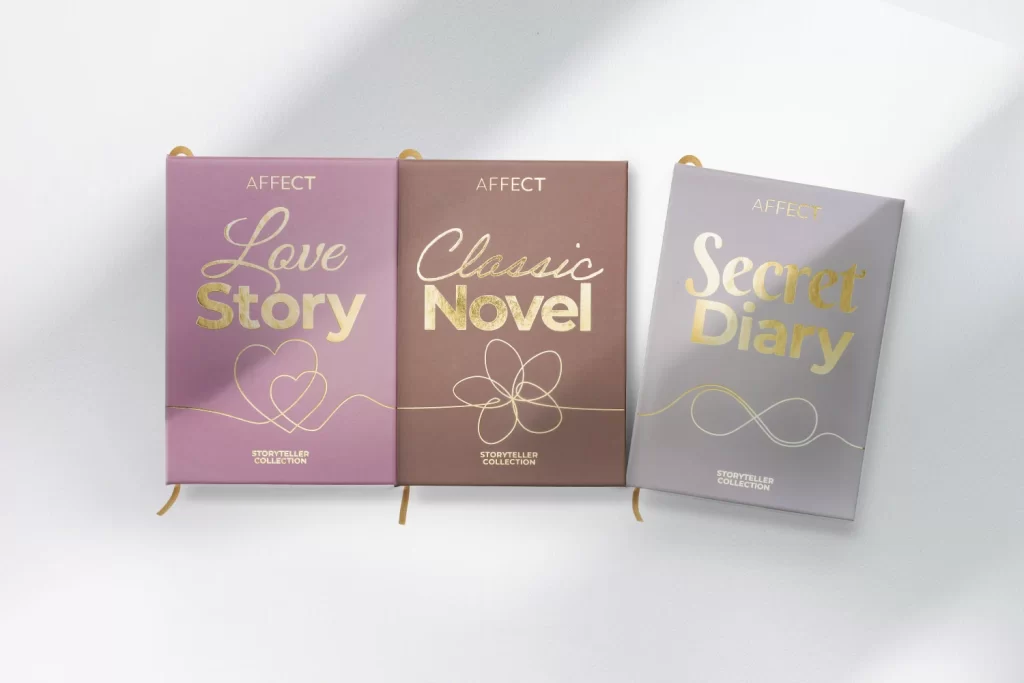 AFFECT Storyteller Collection Notebooks Packaging