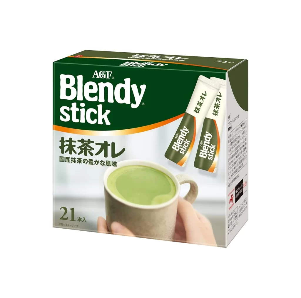 AGF Green Tea Stick Box