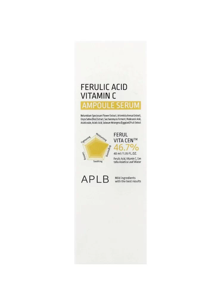 APLB Ferulic Acid Vitamin C Ampoule Serum Packaging