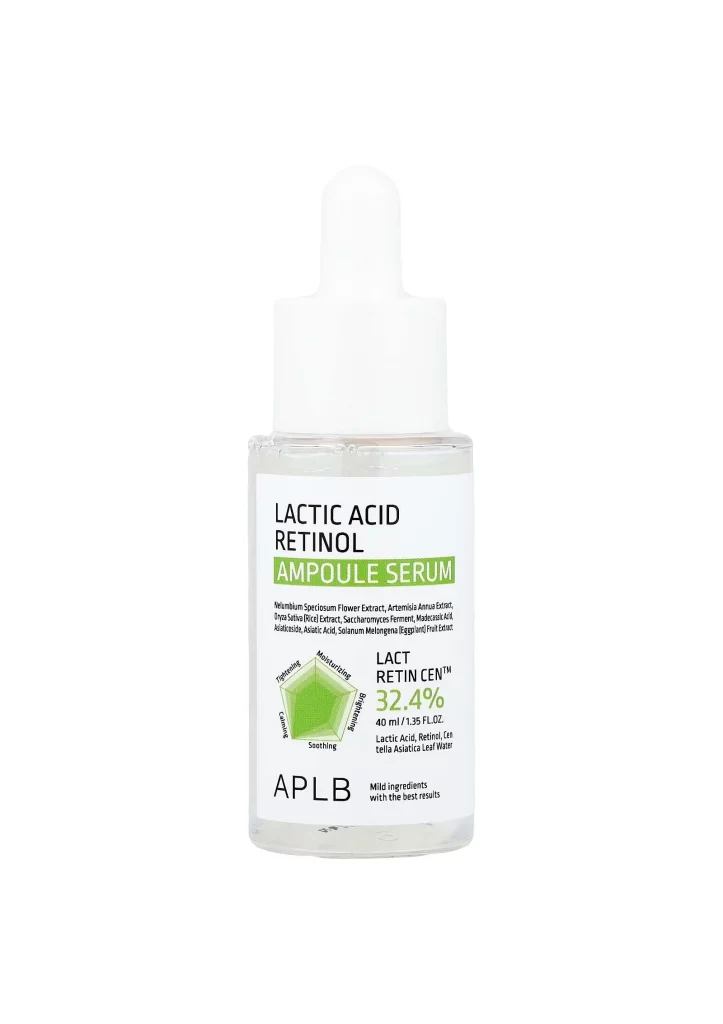 APLB Lactic Acid Retinol Ampoule Serum Packaging