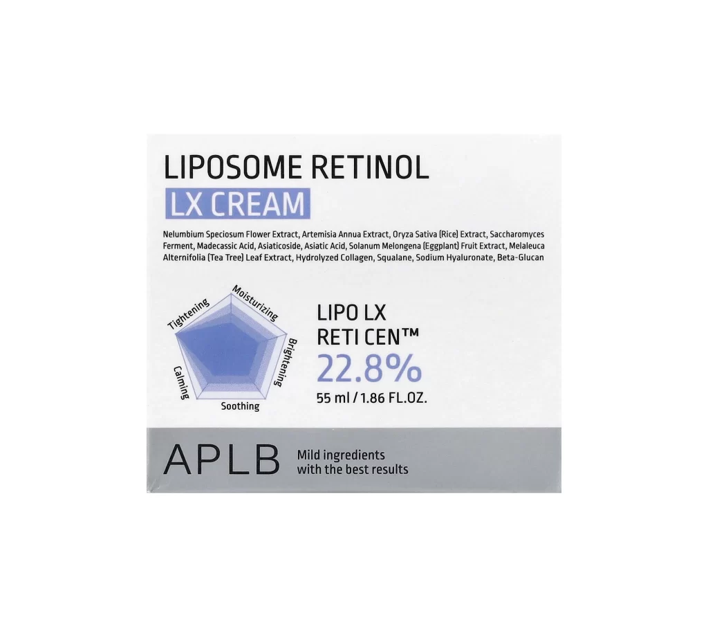 APLB Liposome Retinol LX Cream Packaging