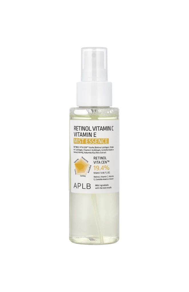 APLB Retinol Vitamin C Vitamin E Mist Essence Packaging