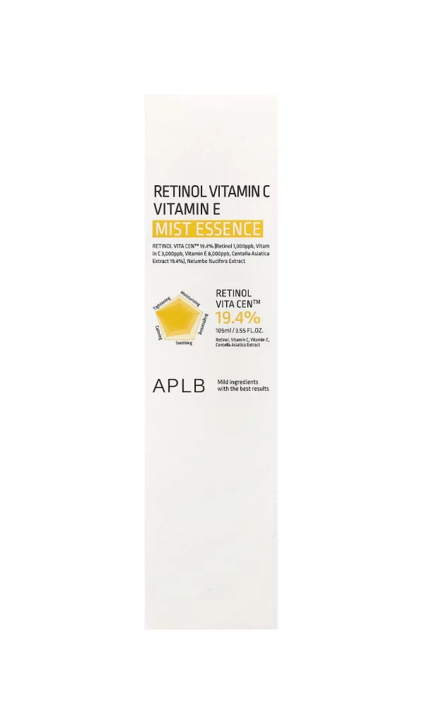 APLB Retinol Vitamin C Vitamin E Mist Essence Packaging