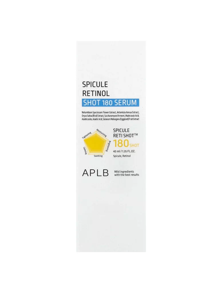 APLB Spicule Retinol Shot 180 Serum Packaging