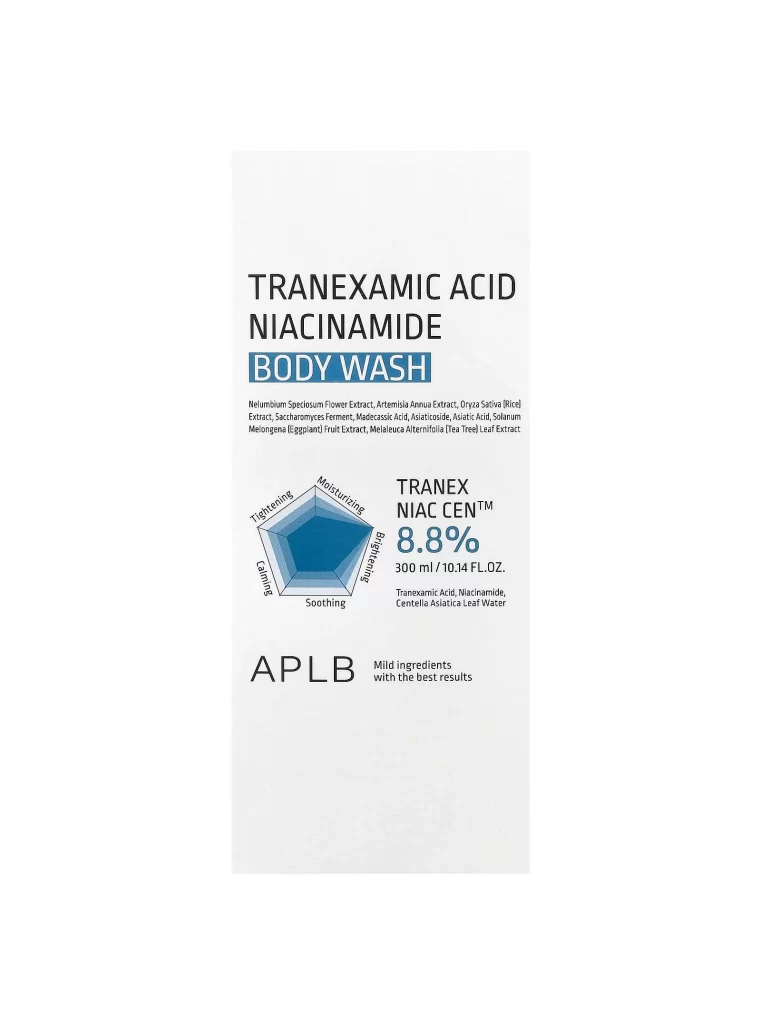 APLB Tranexamic Acid Niacinamide Body Wash Packaging