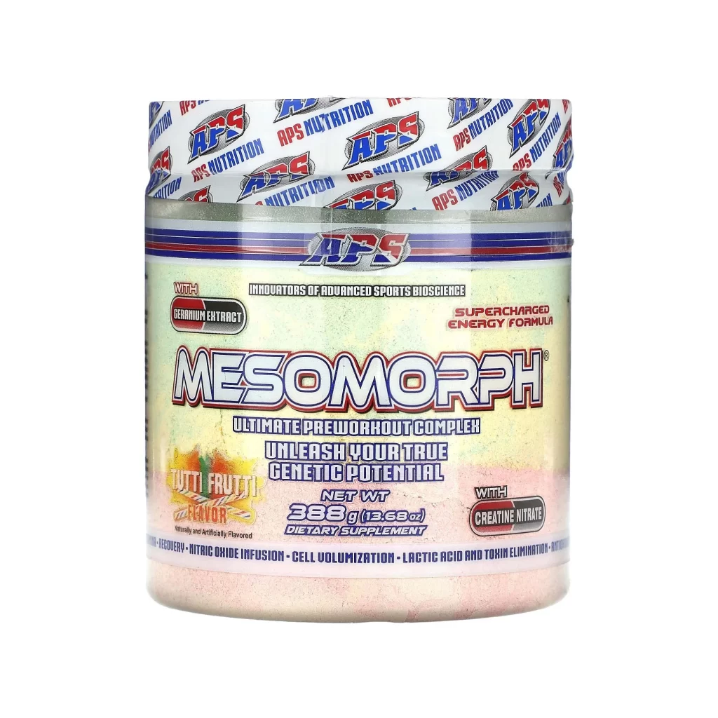 APS Mesomorph Tutti Fruit Packaging