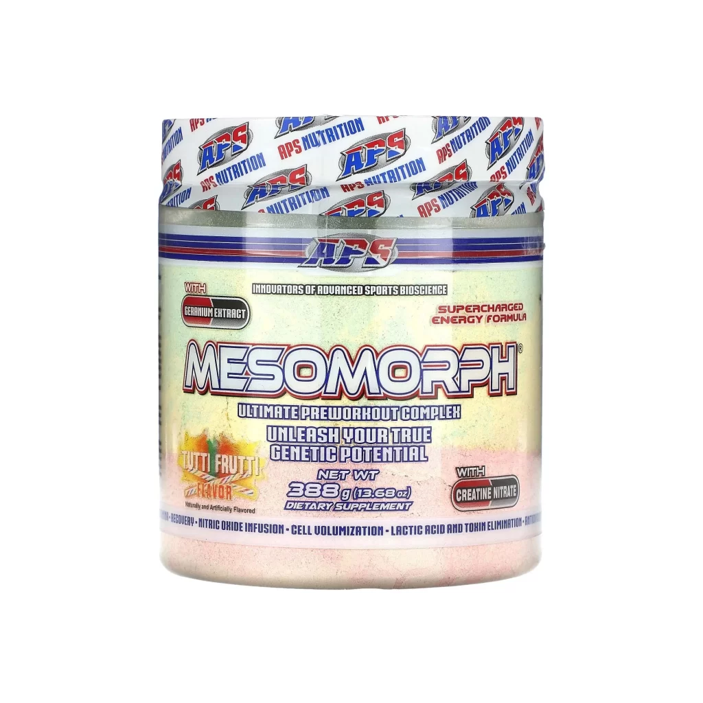 APS Mesomorph Tutti Fruit Packaging