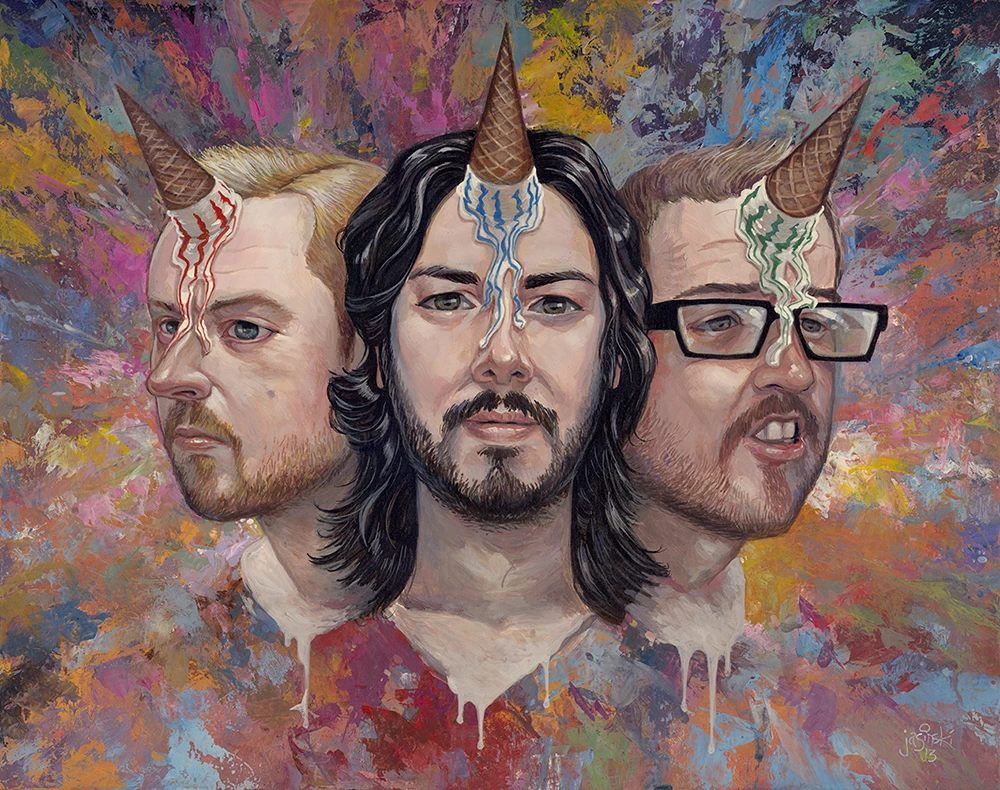 Aaron Jasinski Ice Cream Cone Men Painting