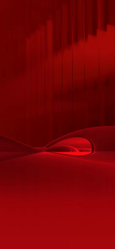 Red Vivid Curve Abstract Background