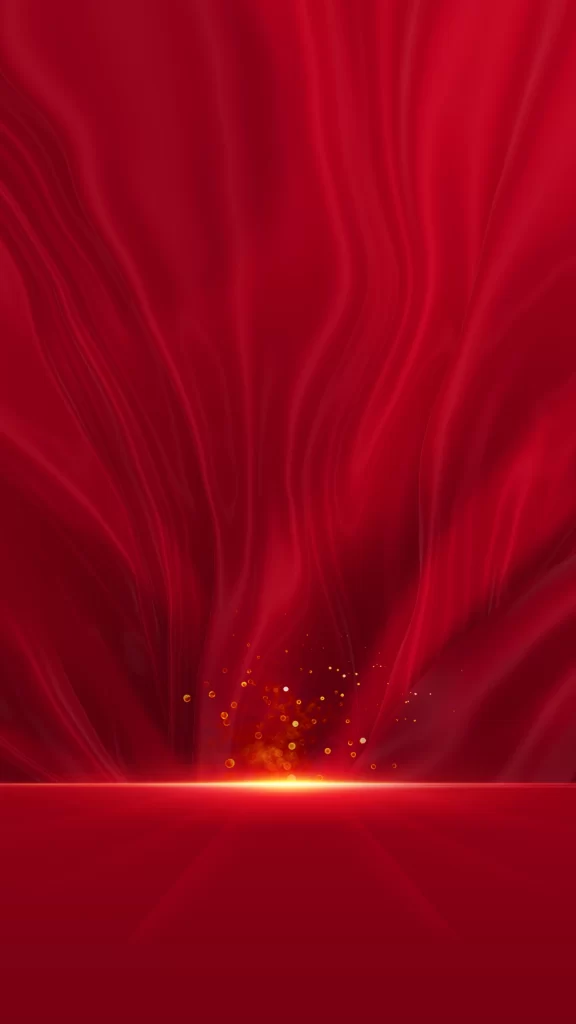 Red Flow Ray Abstract Background