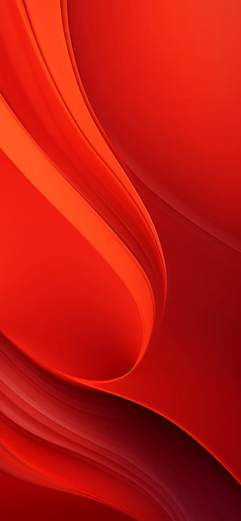 Red Curve Warm Abstract Background